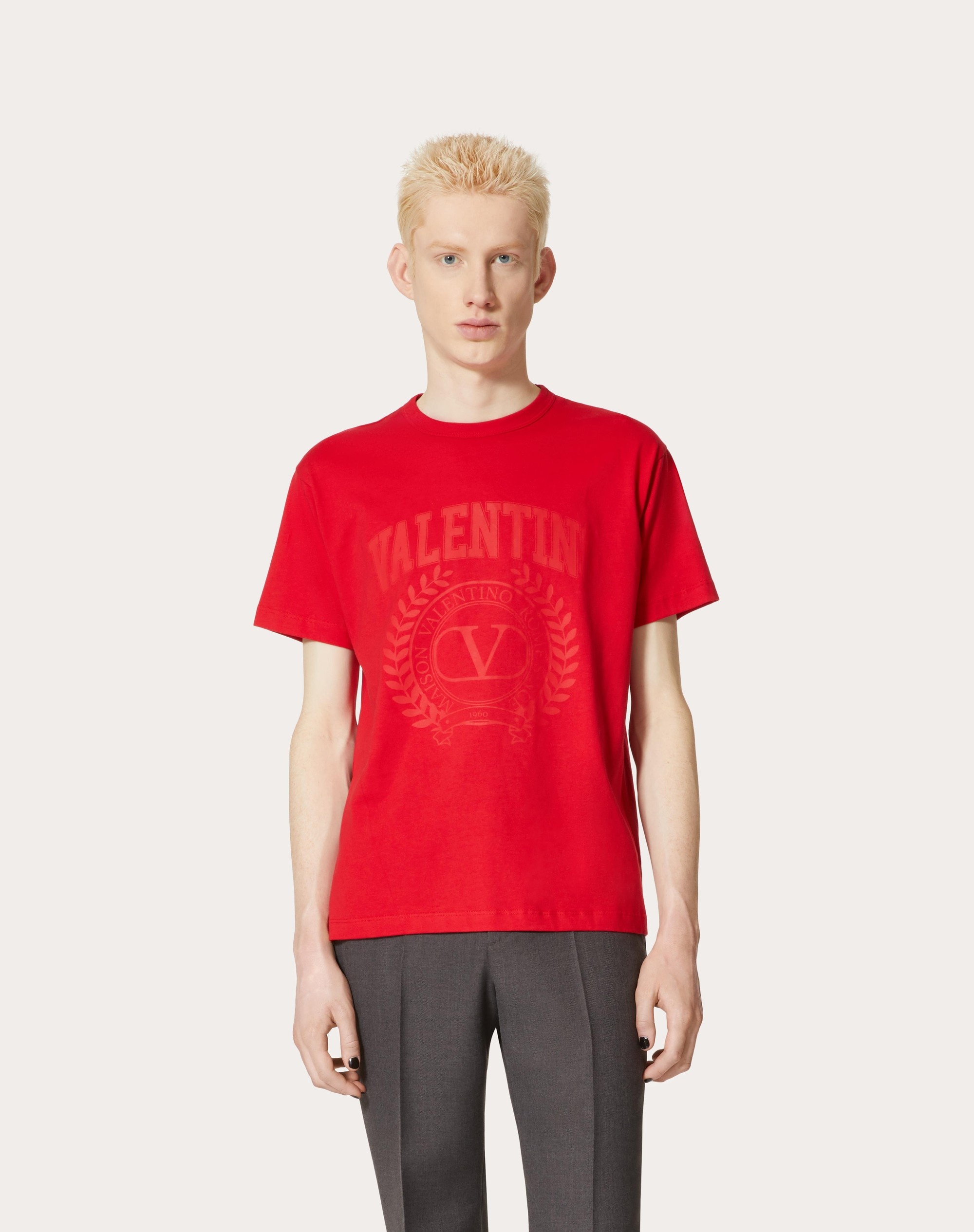 MAISON VALENTINO EMBROIDERED COTTON T-SHIRT - 3