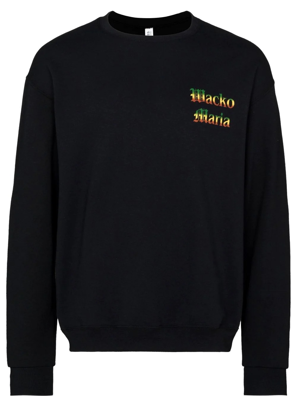 logo-print crew neck sweatshirt - 1