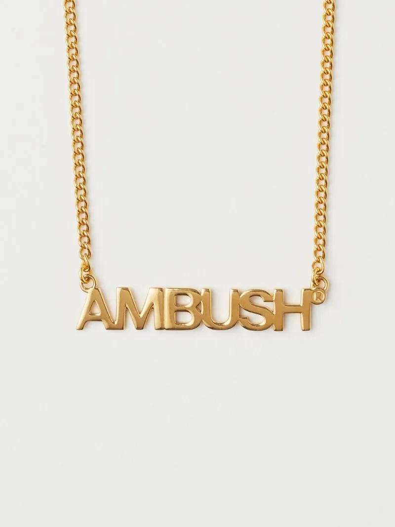 AMBUSH NAMEPLATE NECKLACE - 1