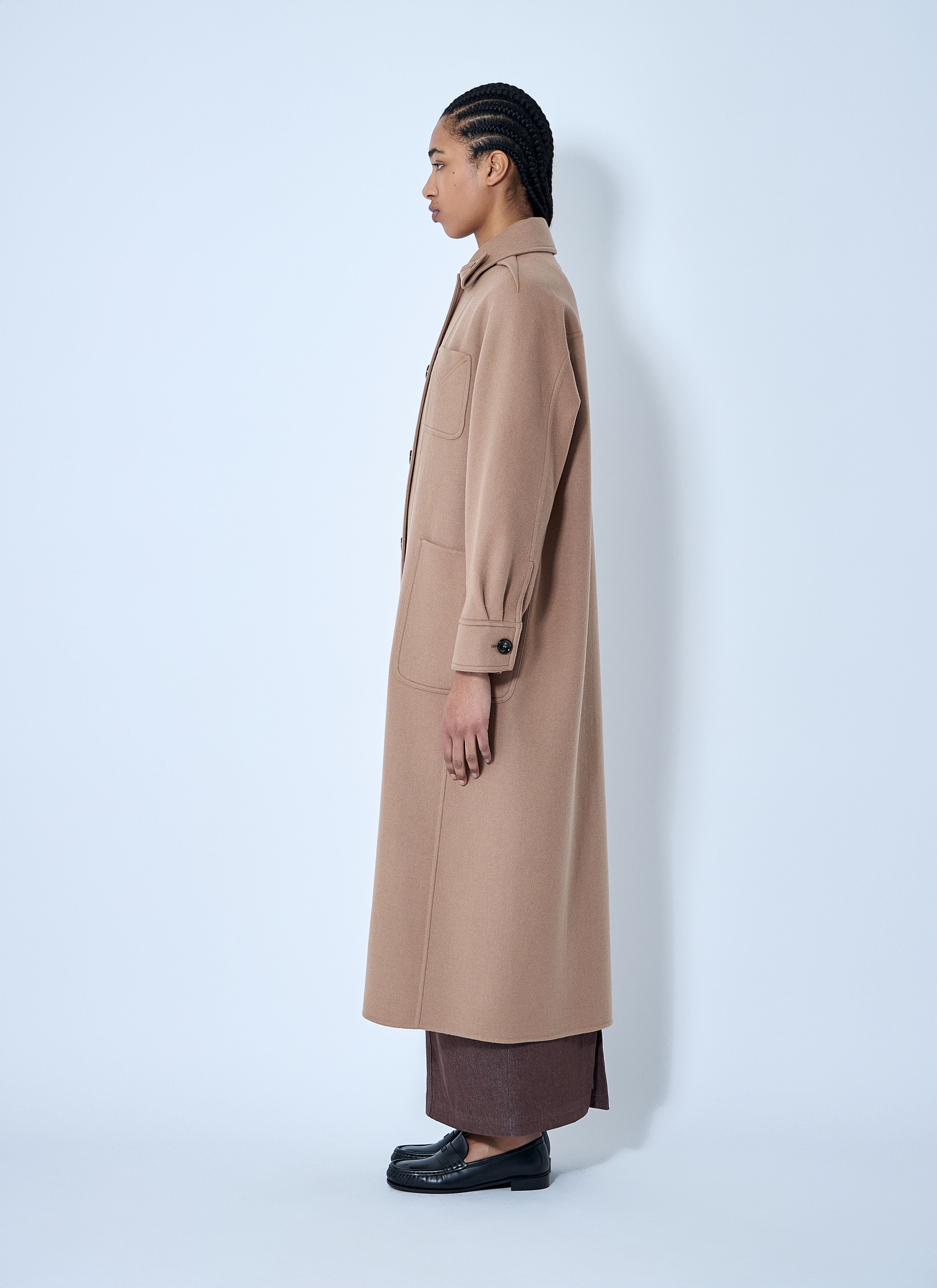 Wool-And-Cashmere-Blend Coat - 3