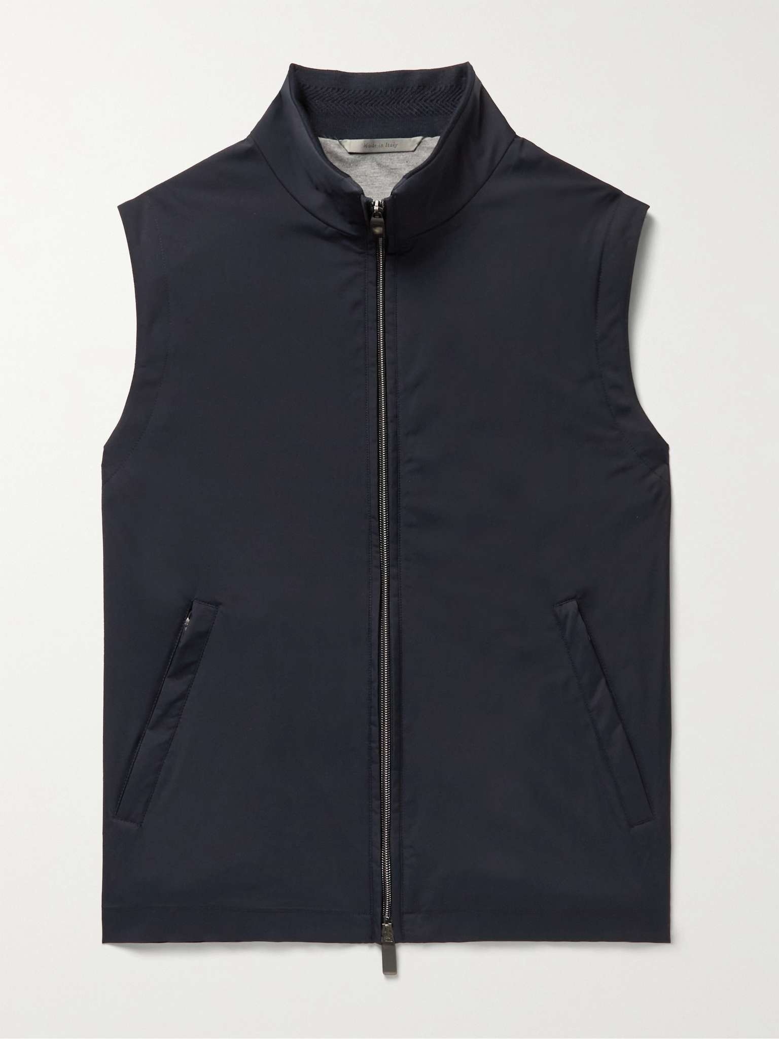 Slim-Fit Rain & Wind Tech-Shell Gilet - 1