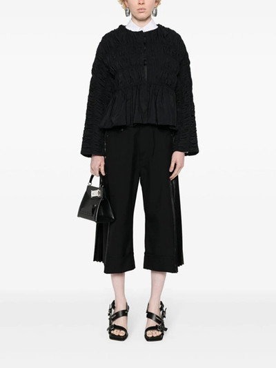 Junya Watanabe high-waisted cropped trousers outlook