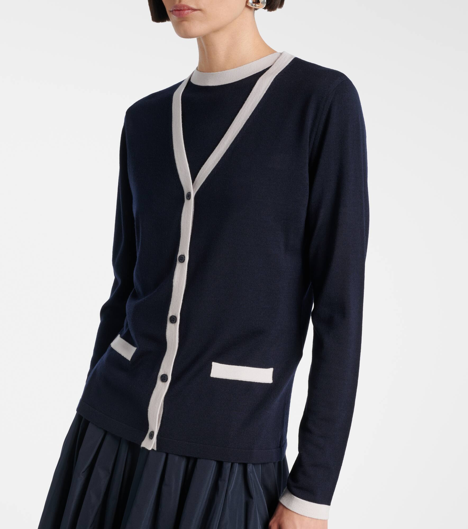Kenya virgin wool cardigan - 6