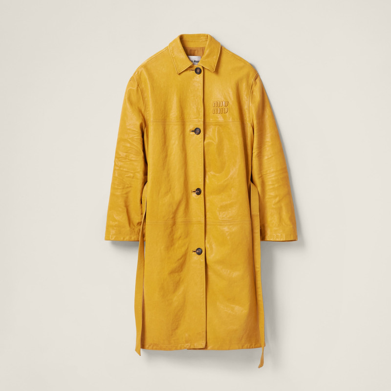 Nappa leather coat 1