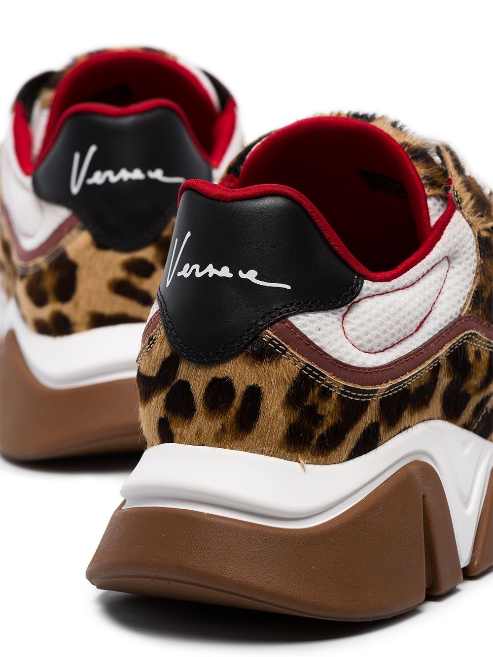 leopard-print sneakers - 3