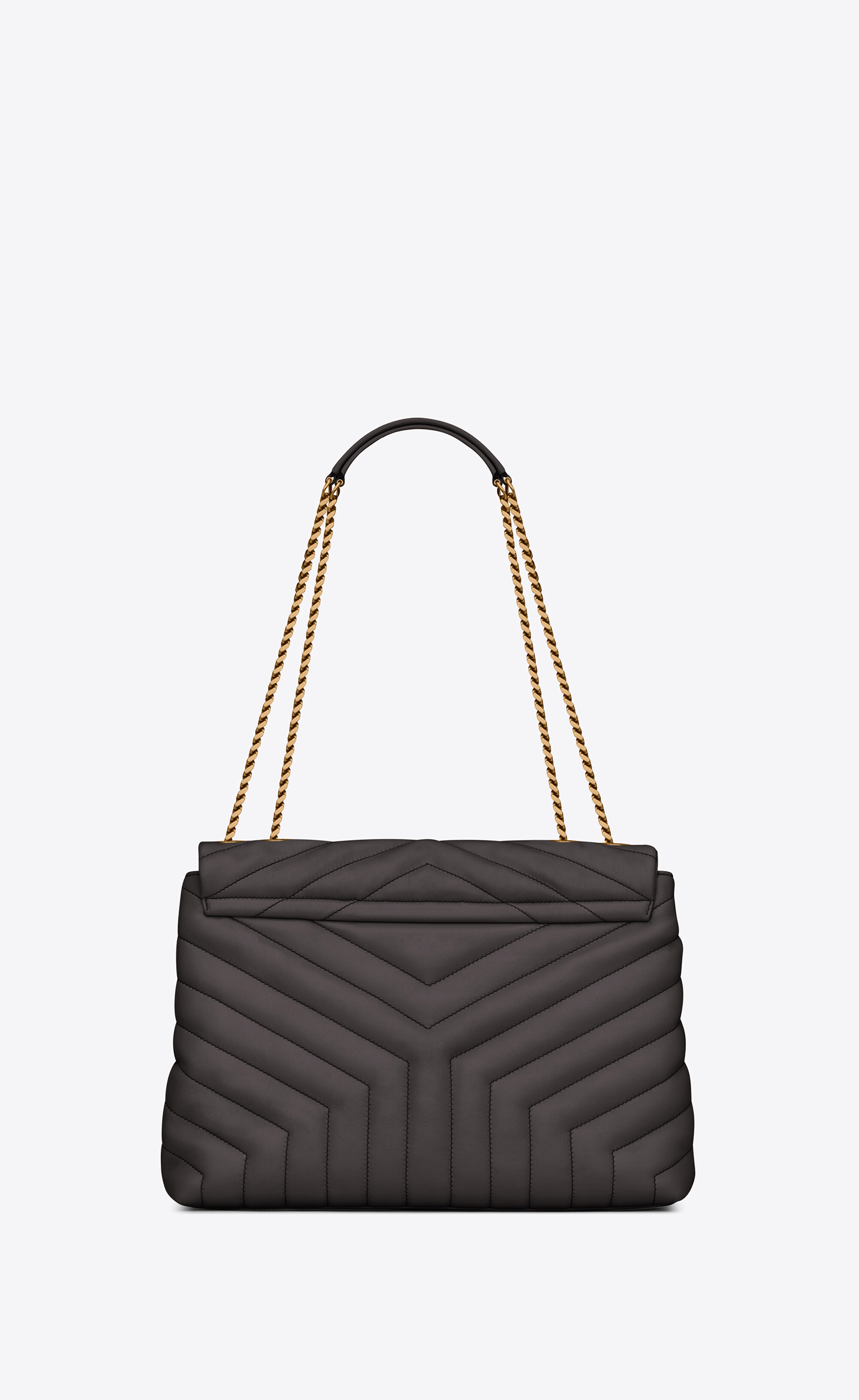 loulou medium chain bag in matelassé "y" leather - 3