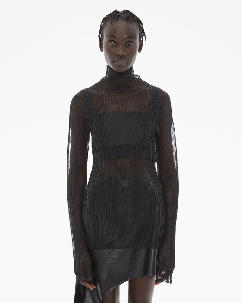 SHEER TURTLENECK TEE 3