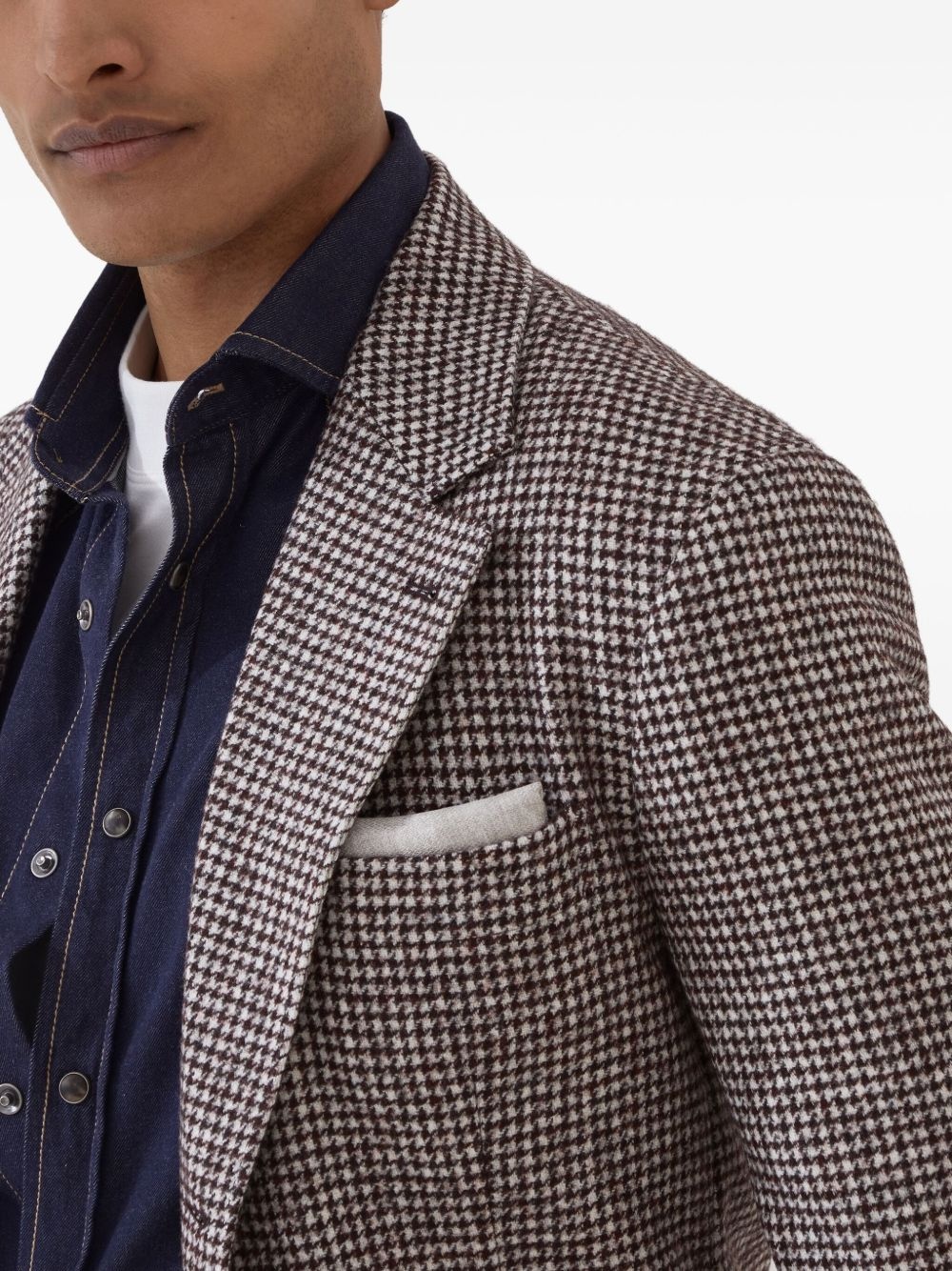 houndstooth blazer - 5