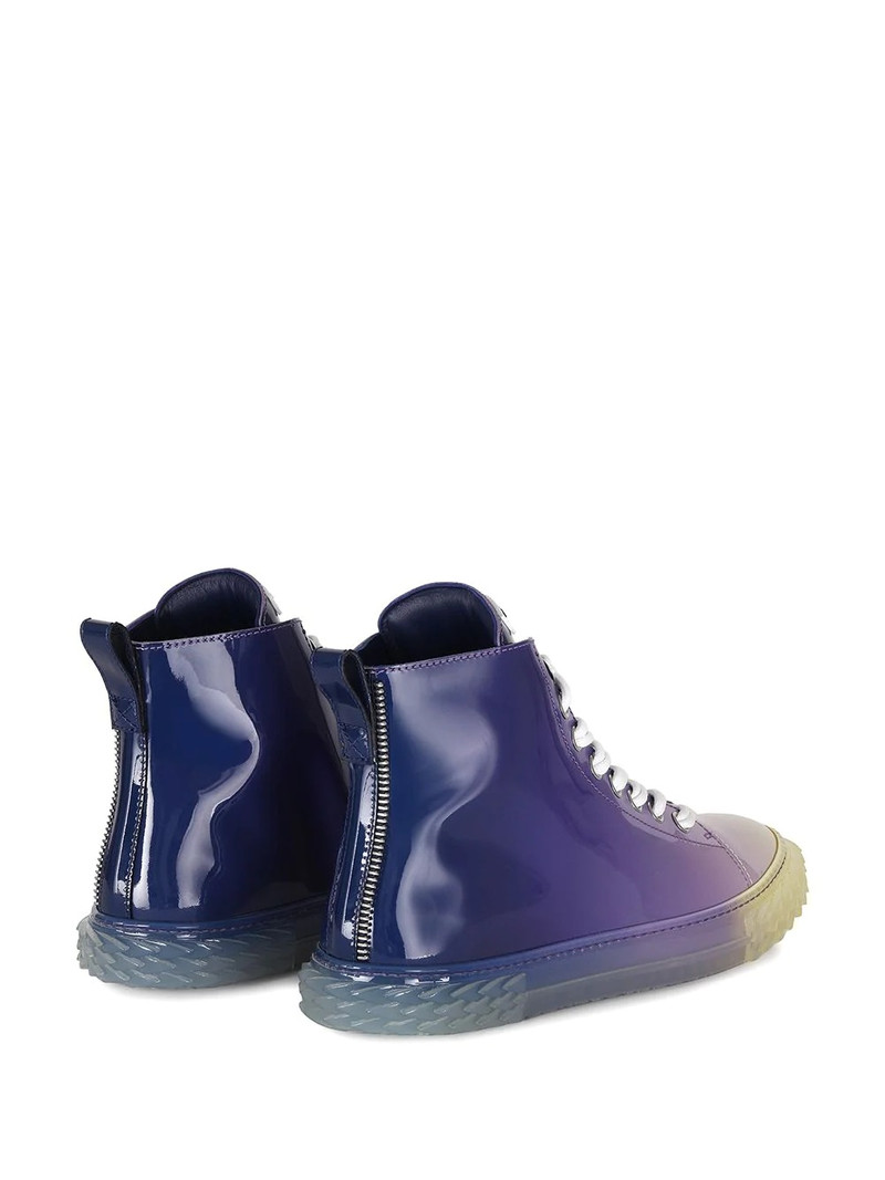 gradient high-shine sneakers 3