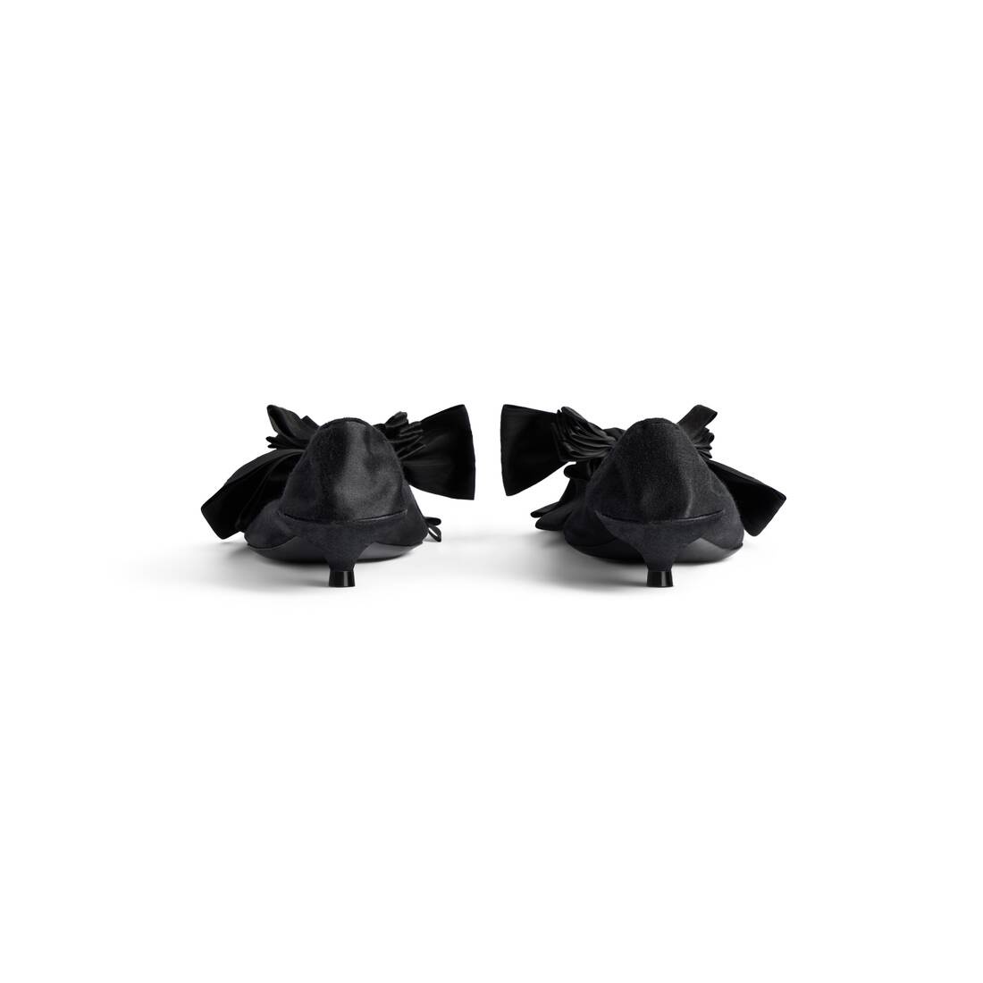 BALENCIAGA Louis XV Satin Leather Pumps black | modaoperandi