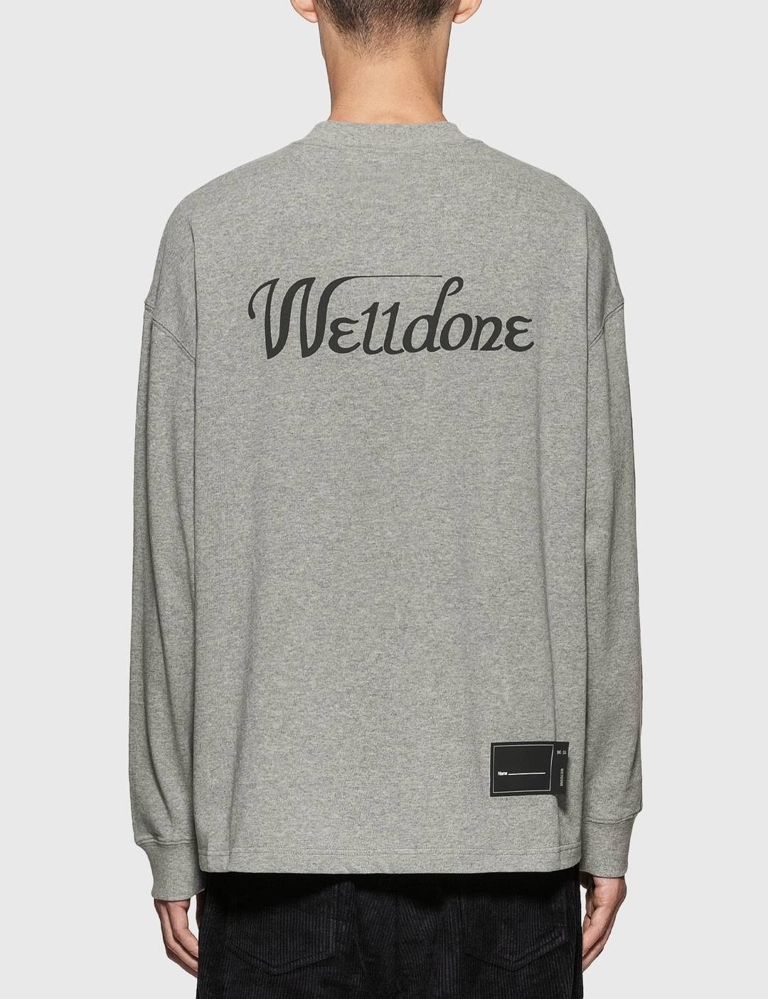 We11done Logo Long Sleeve T-Shirt - 3