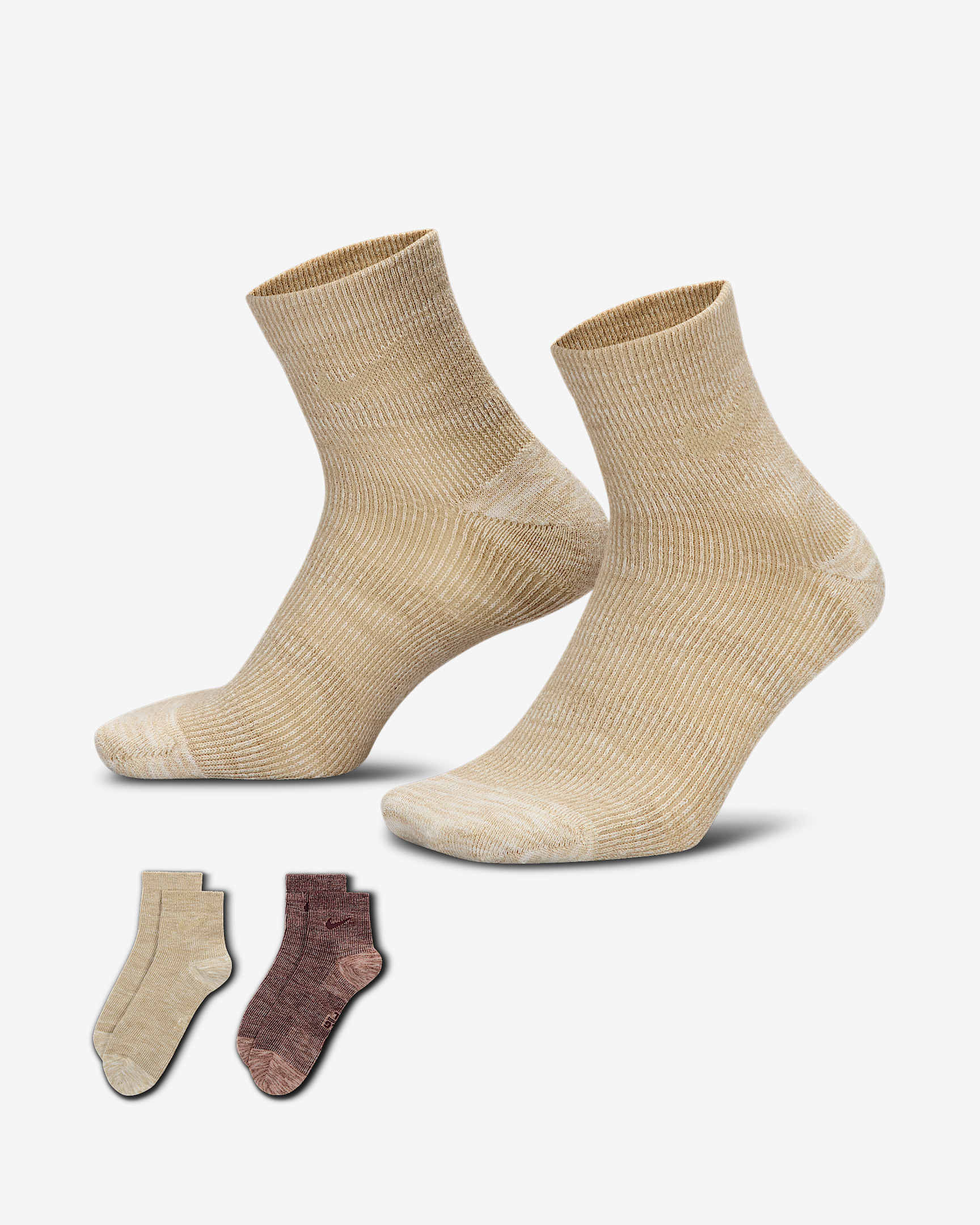 Nike Everyday Cushioned Ankle Socks (2 Pair) - 1