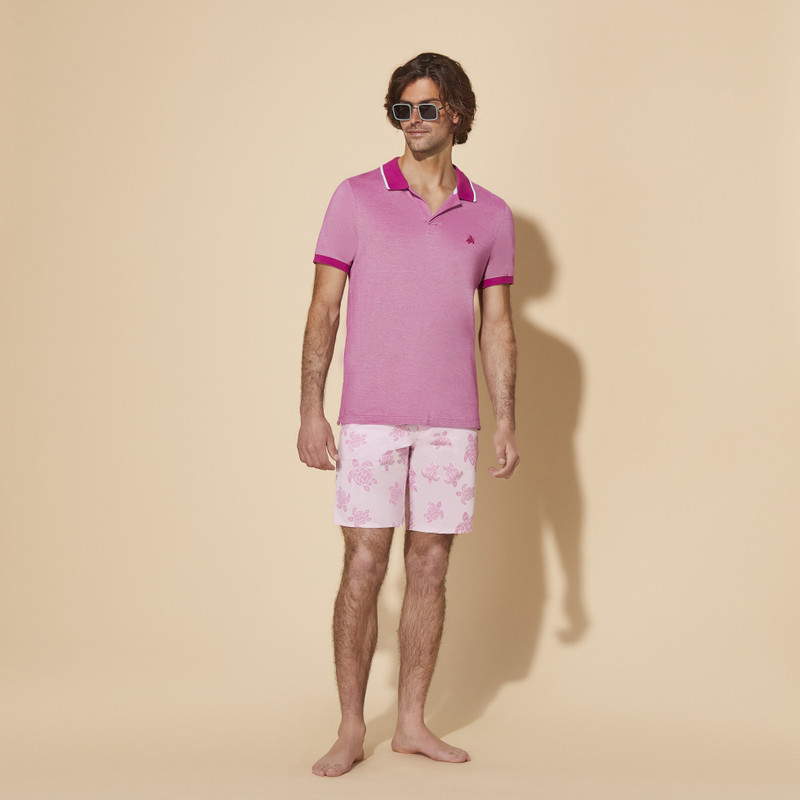 Men Bermuda Shorts Resin Print Ronde des Tortues 5