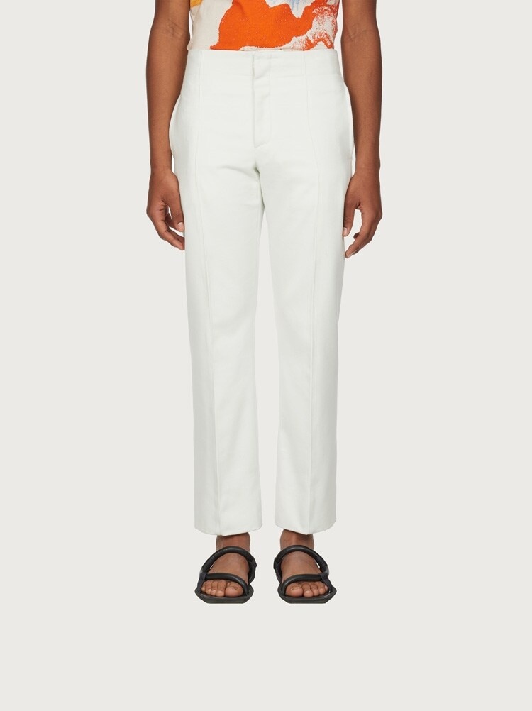 WOOL BLEND TROUSER - 2