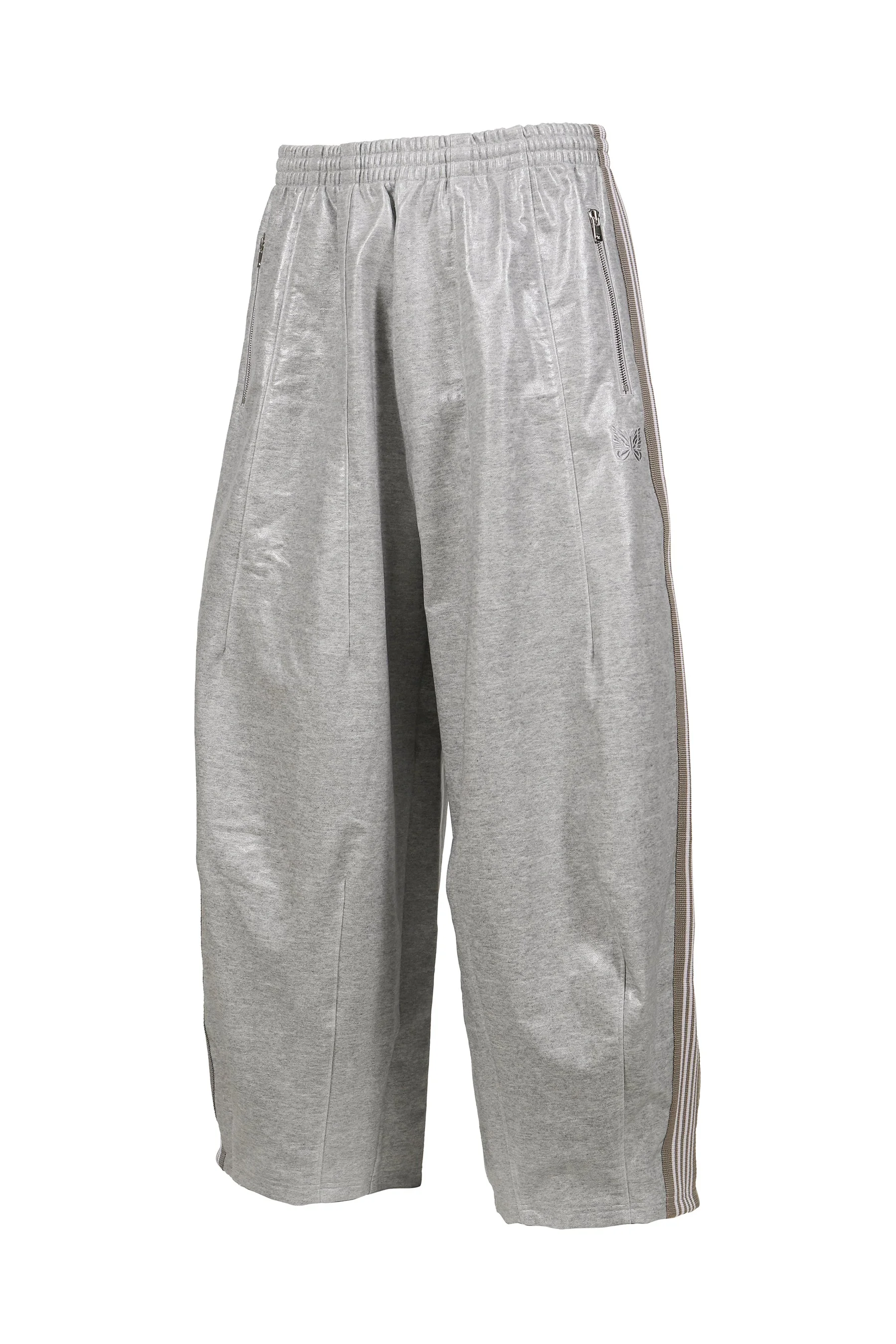 H.D. TRACK PANT - COTTON JERSEY / COATING (EXCLUSIVE) / GRY - 1