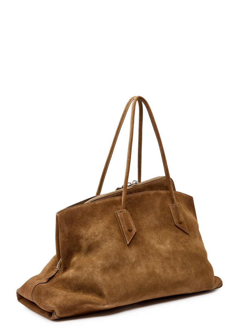 THE ATTICO The Attico La Passeggiata Large Suede Tote outlook