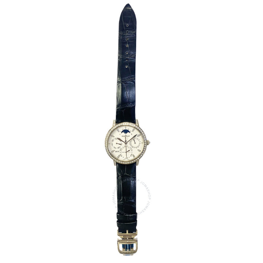 Jaeger LeCoultre Rendez-vous Perpetual Calendar 18K White Gold Diamond Men's Watch Q3493420 - 3