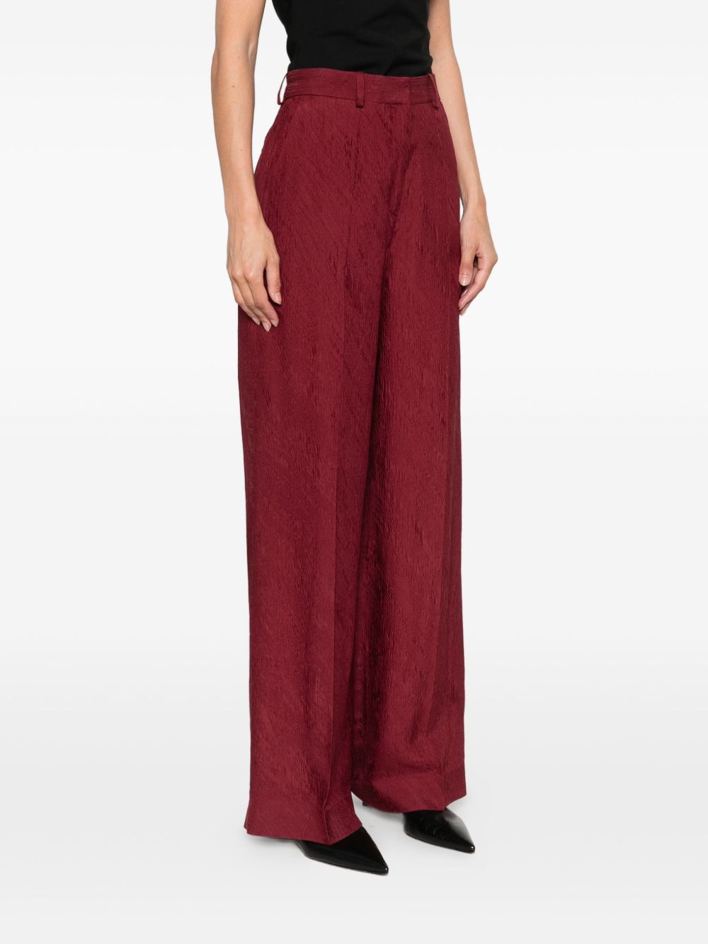 textured trousers - 3