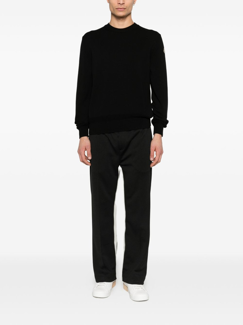 Moncler crew neck knit jumper outlook