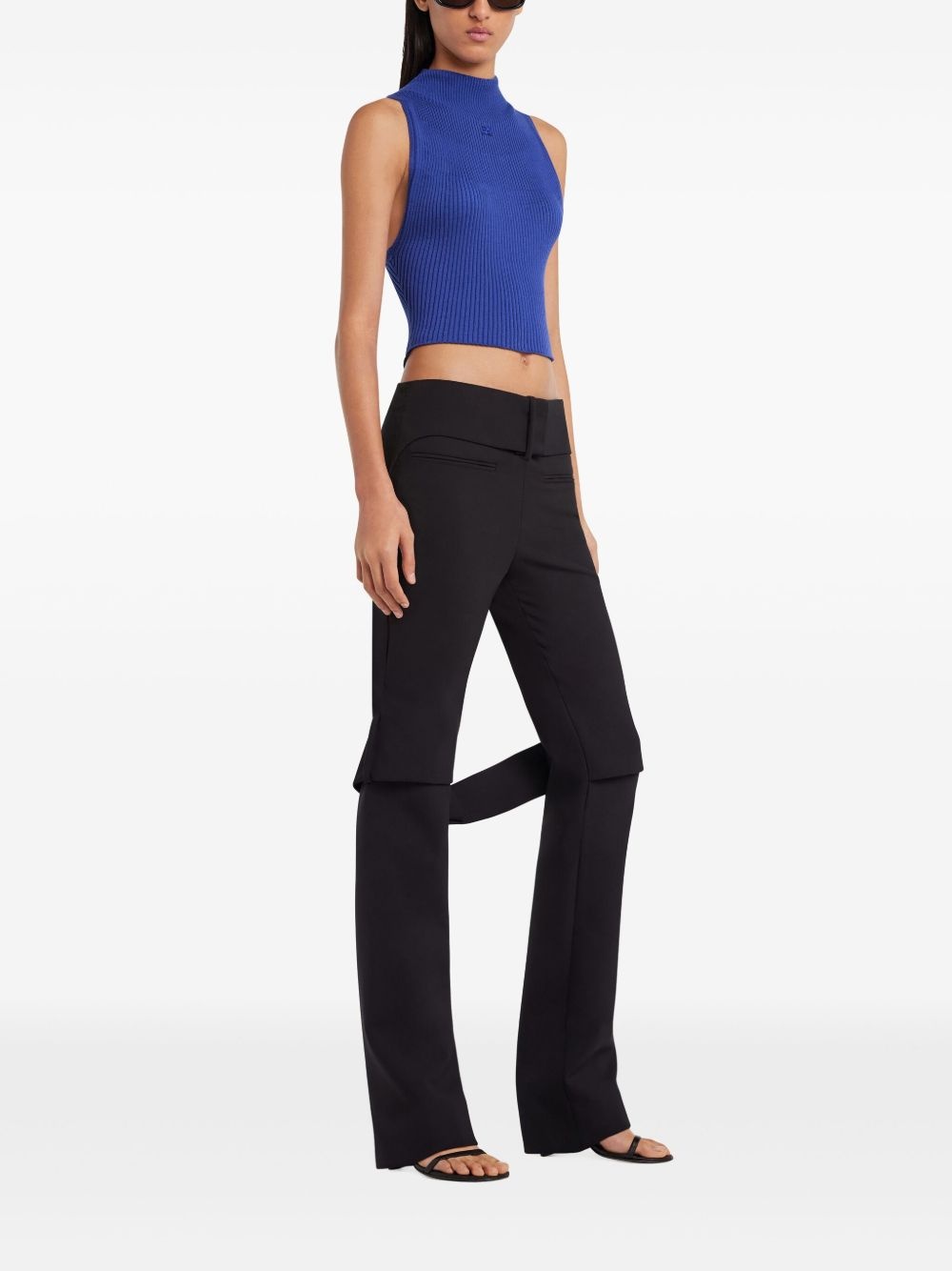 mock-neck tank top - 3