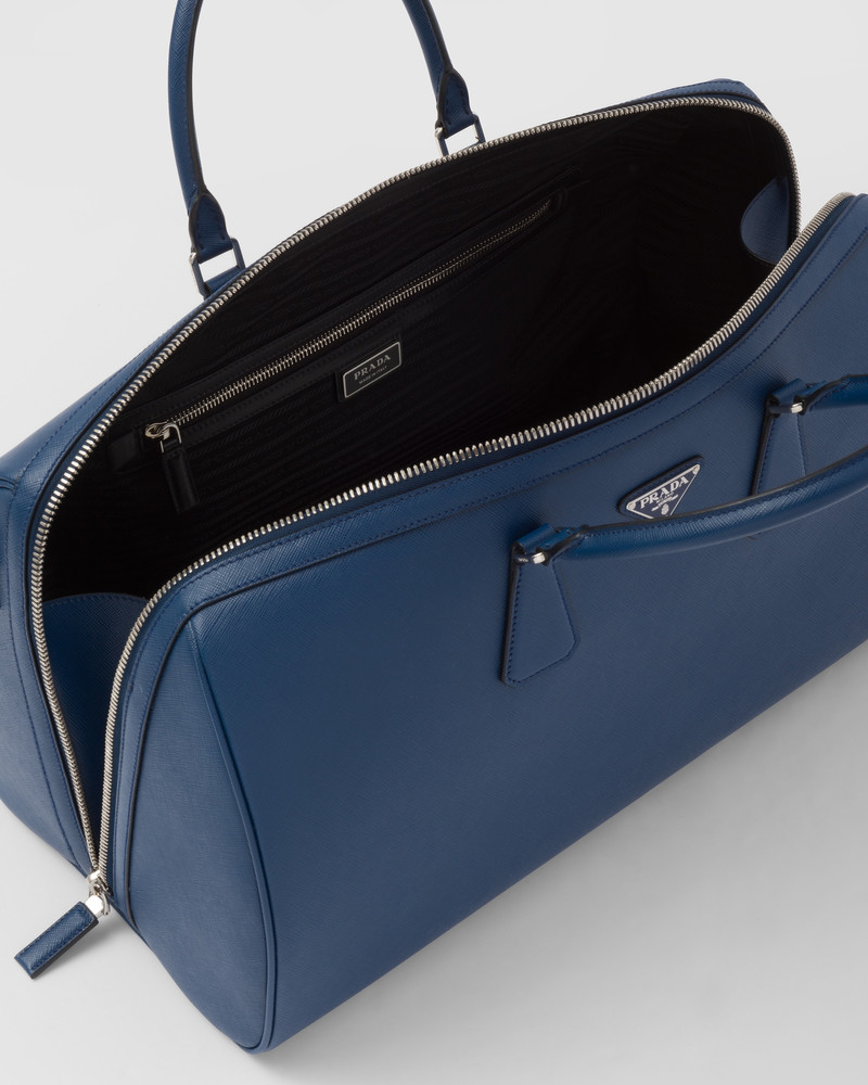 Saffiano leather travel bag 5