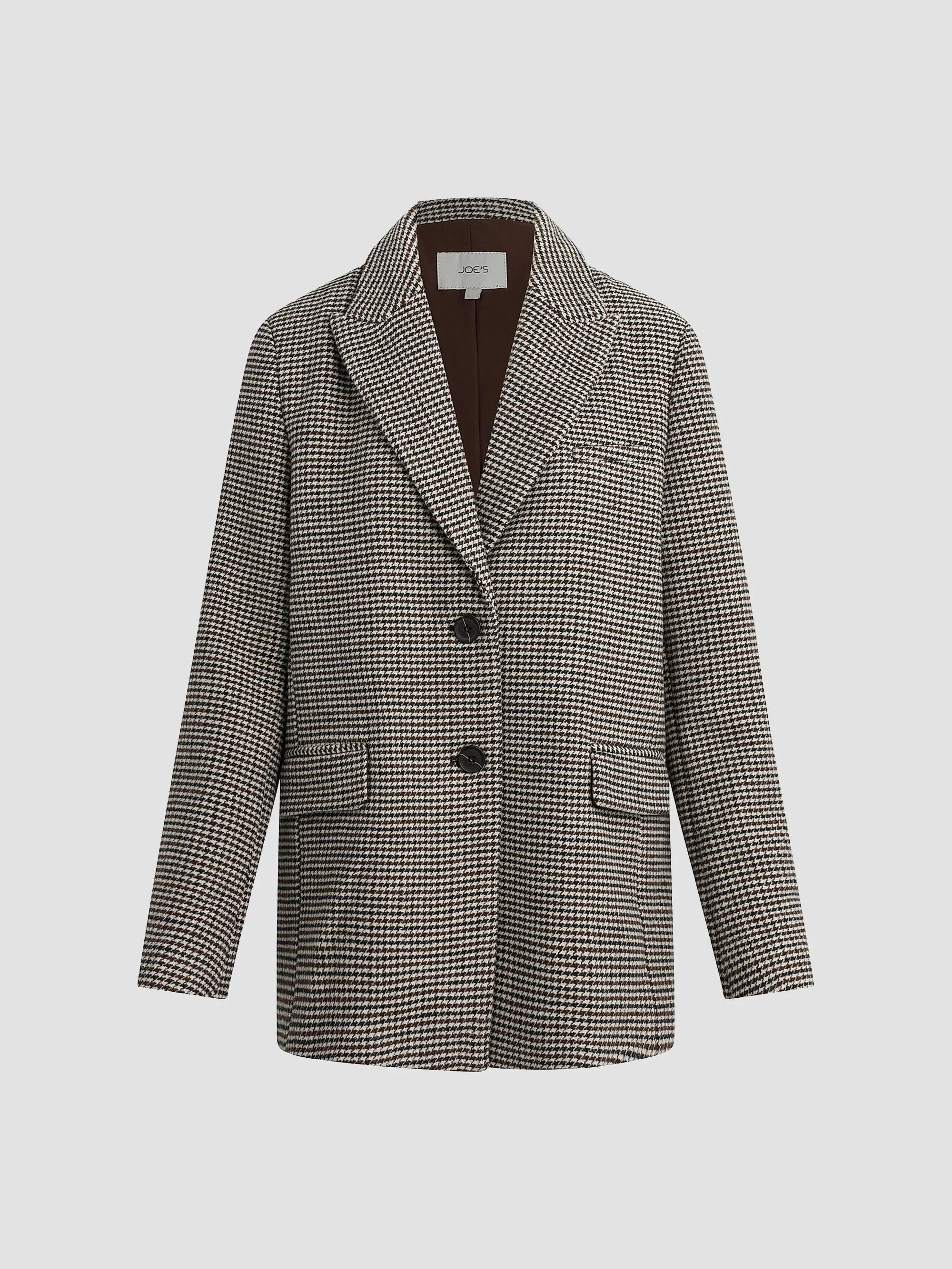 Women's The Boyfriend Blazer - Black Chocolate - 1
