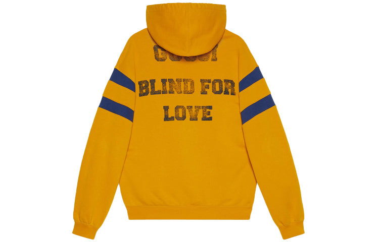 Men's Gucci FW21 Alphabet Printing Pattern Long Sleeves Autumn Orange 655469-XJDHN-7245 - 2