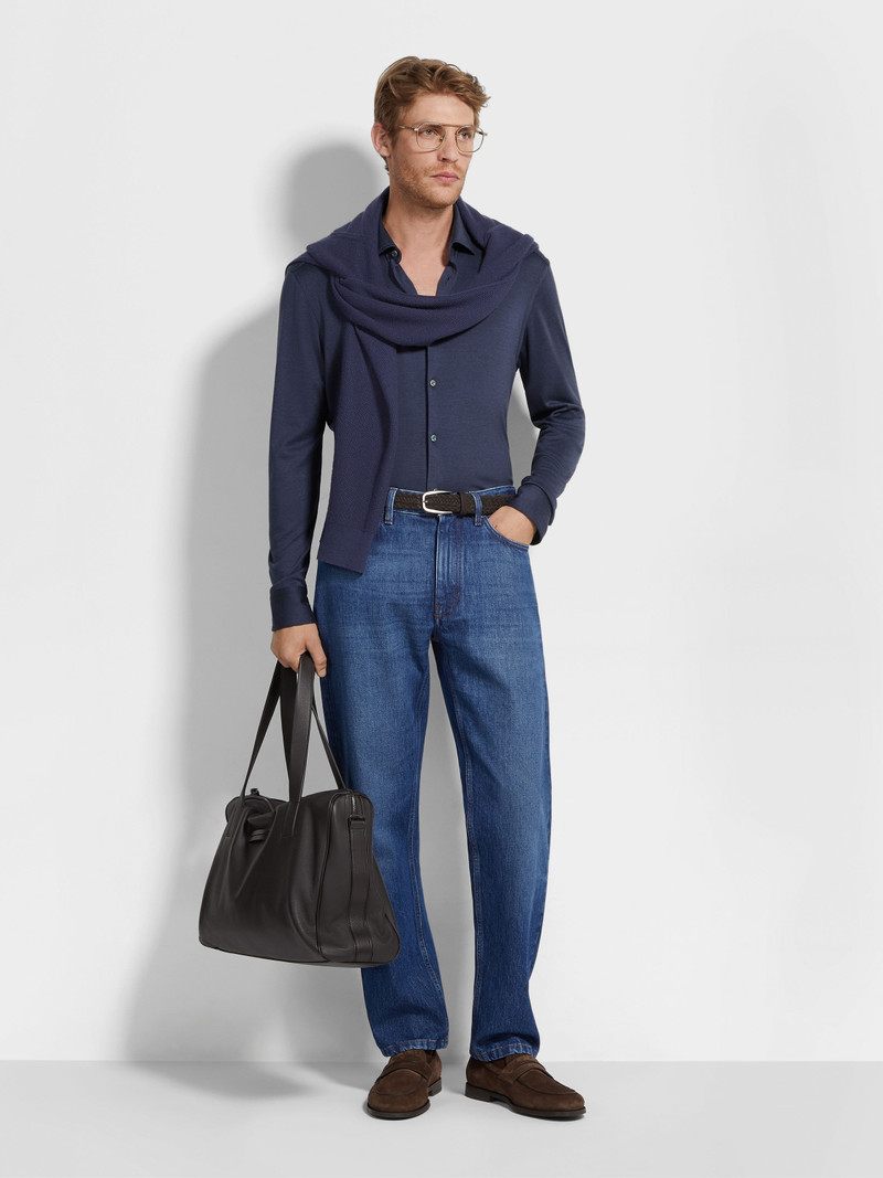 ZEGNA CASHMERE AND SILK SHIRT outlook