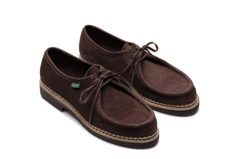 Mirabelle Taurillon Nubuck Chocolate - Rubber Sole 2