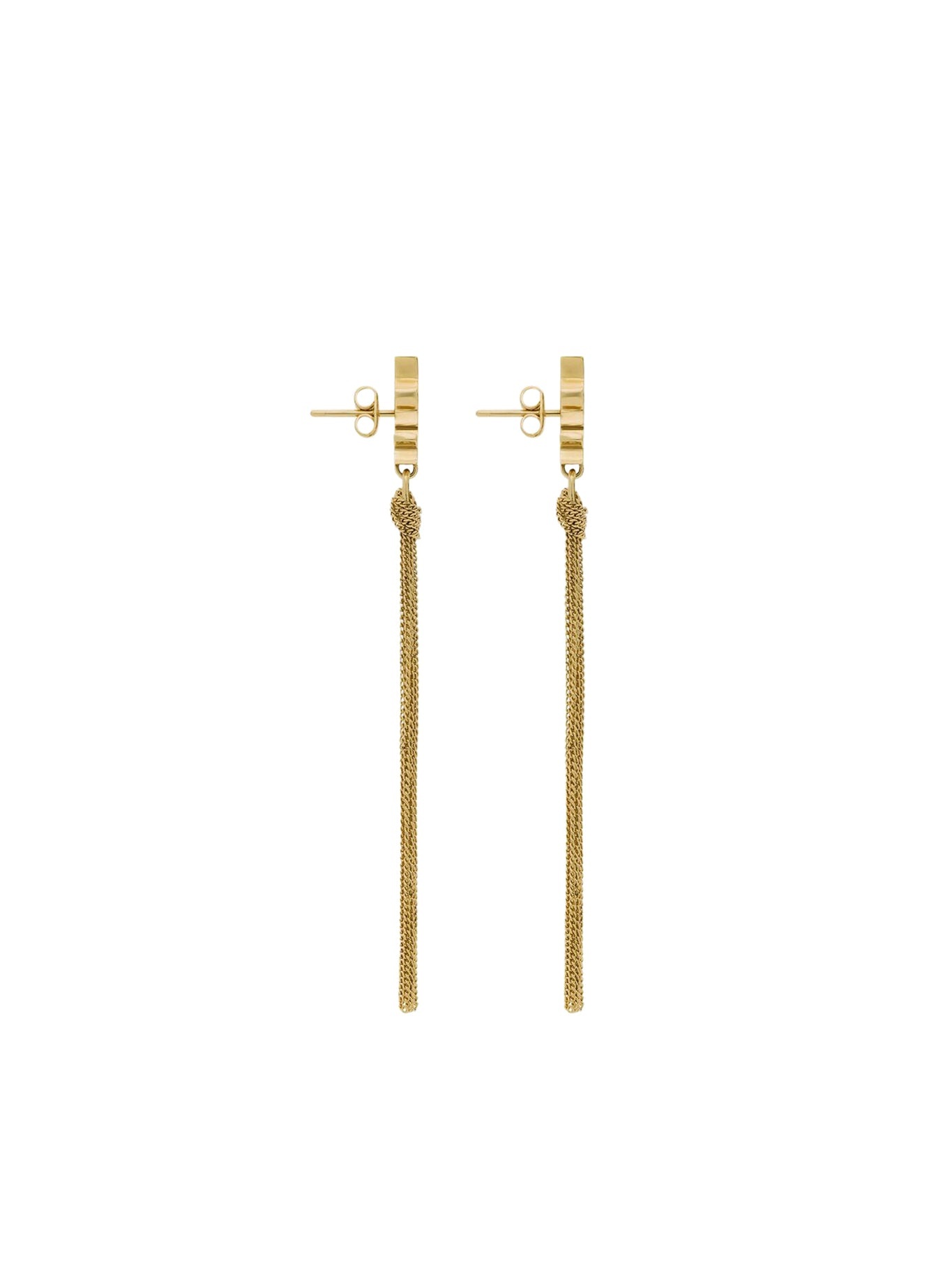 METAL EARRINGS WITH CASSANDRE TASSEL - 3
