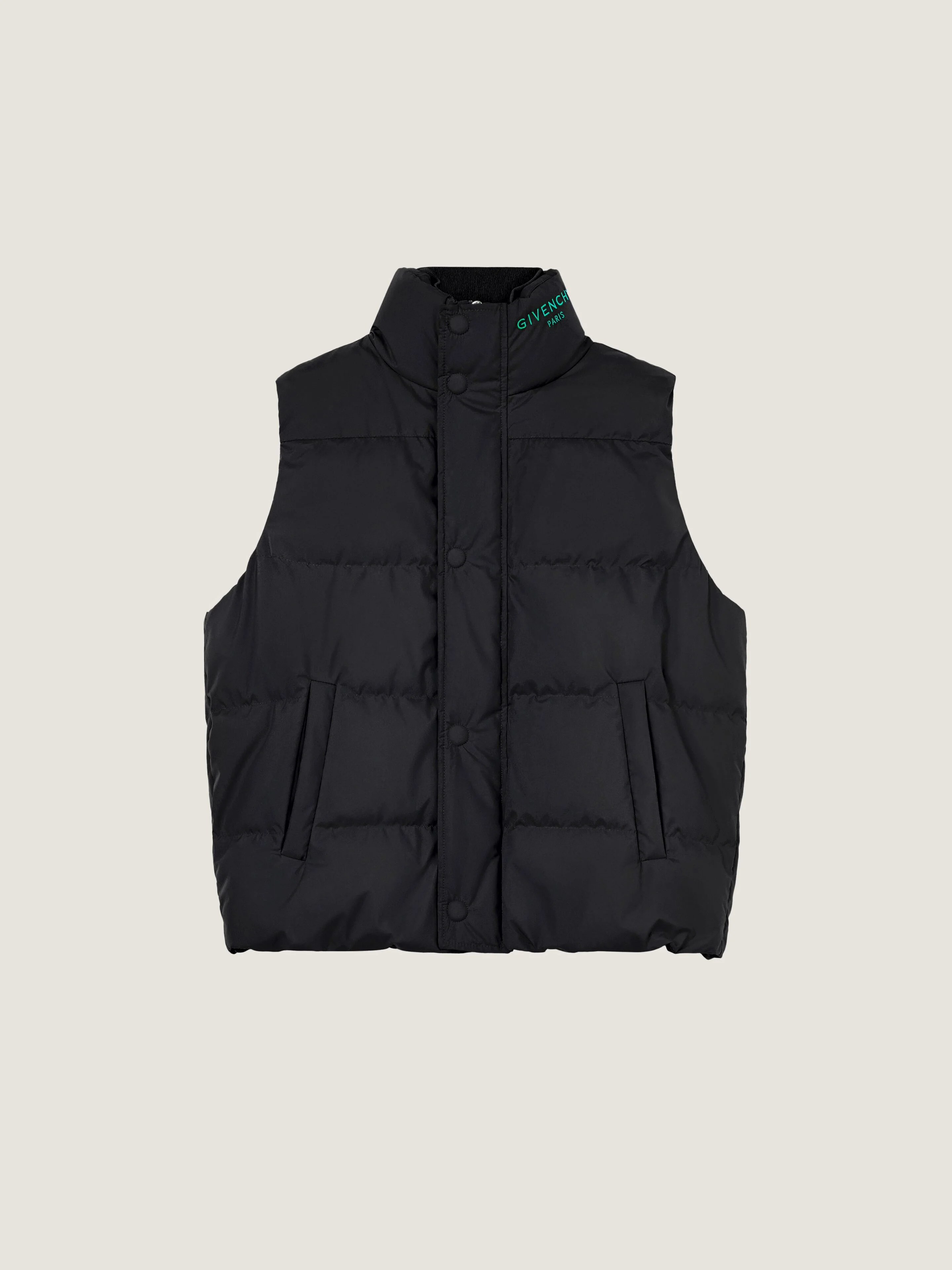 SLEEVELESS GILET WITH GIVENCHY PARIS EMBROIDERY - 1