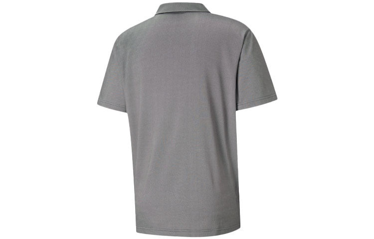 PUMA Tech Pique Polo Shirt 'Grey White Black' 599277-01 - 2