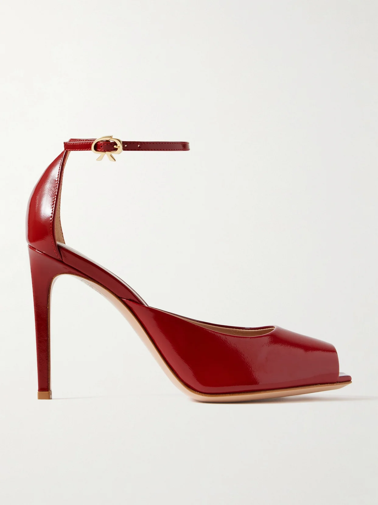 Nuit 95 Glossed-leather Pumps - 1