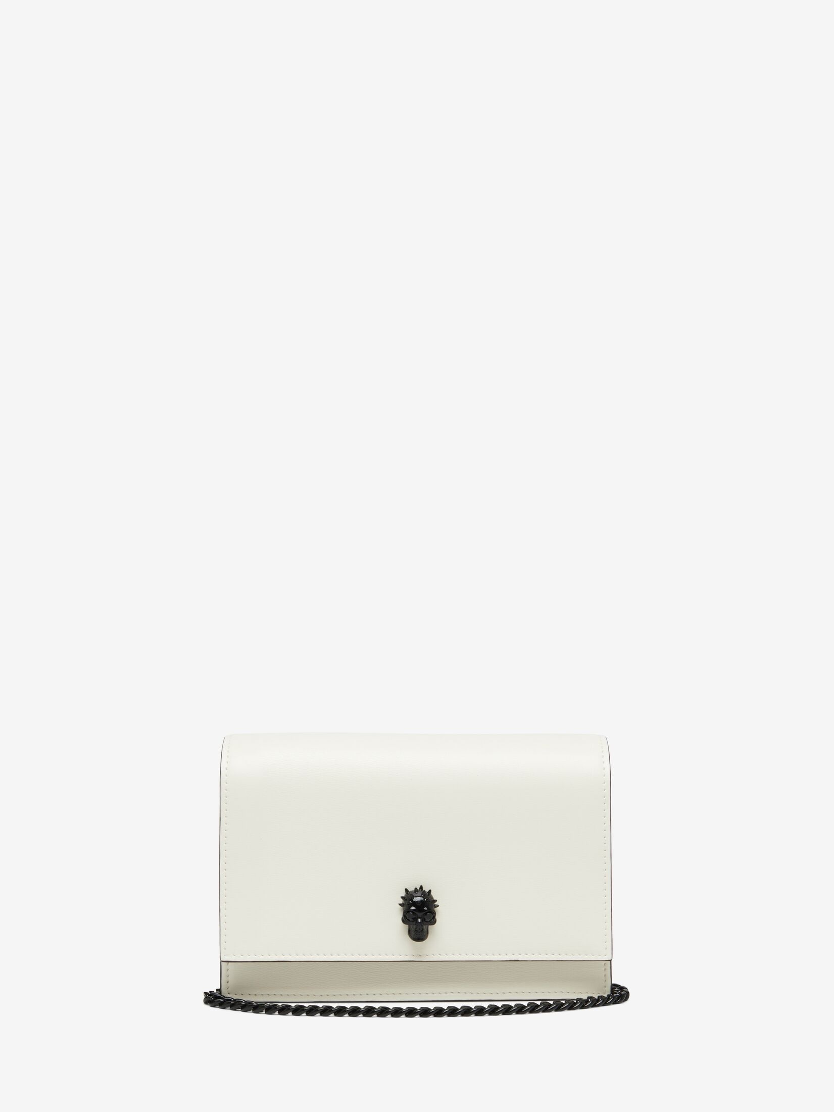 Women's Small Skull Bag in Soft Ivory - 1