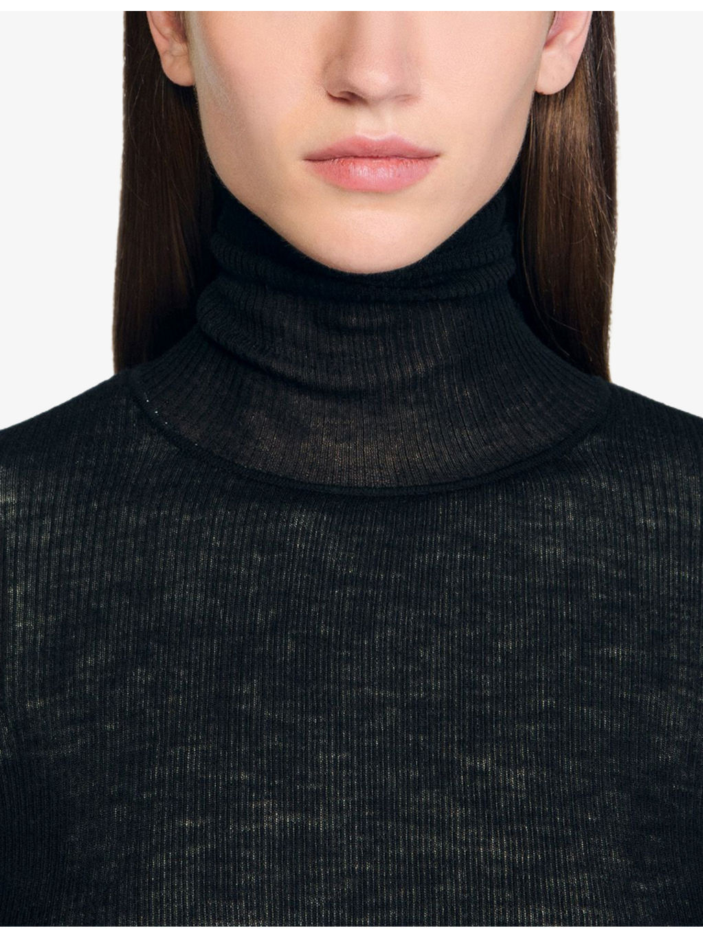 Layered Turtleneck Long-Sleeve Wool Jumper - 5