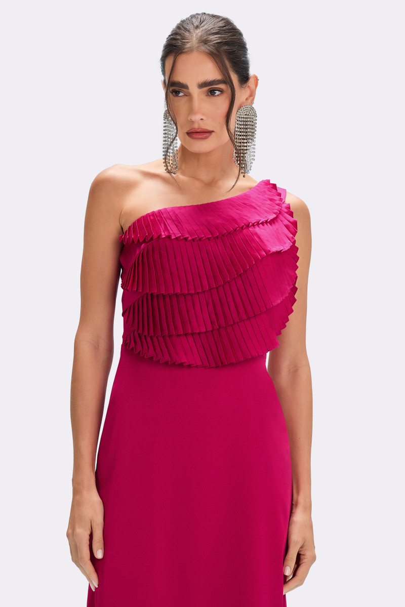 PatBO DREAM SATIN FLUTTER GOWN outlook