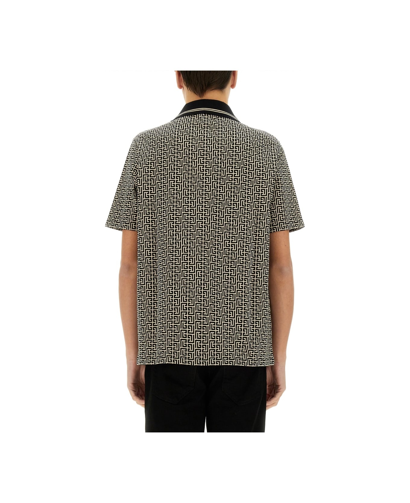 Polo Shirt With Monogram - 3