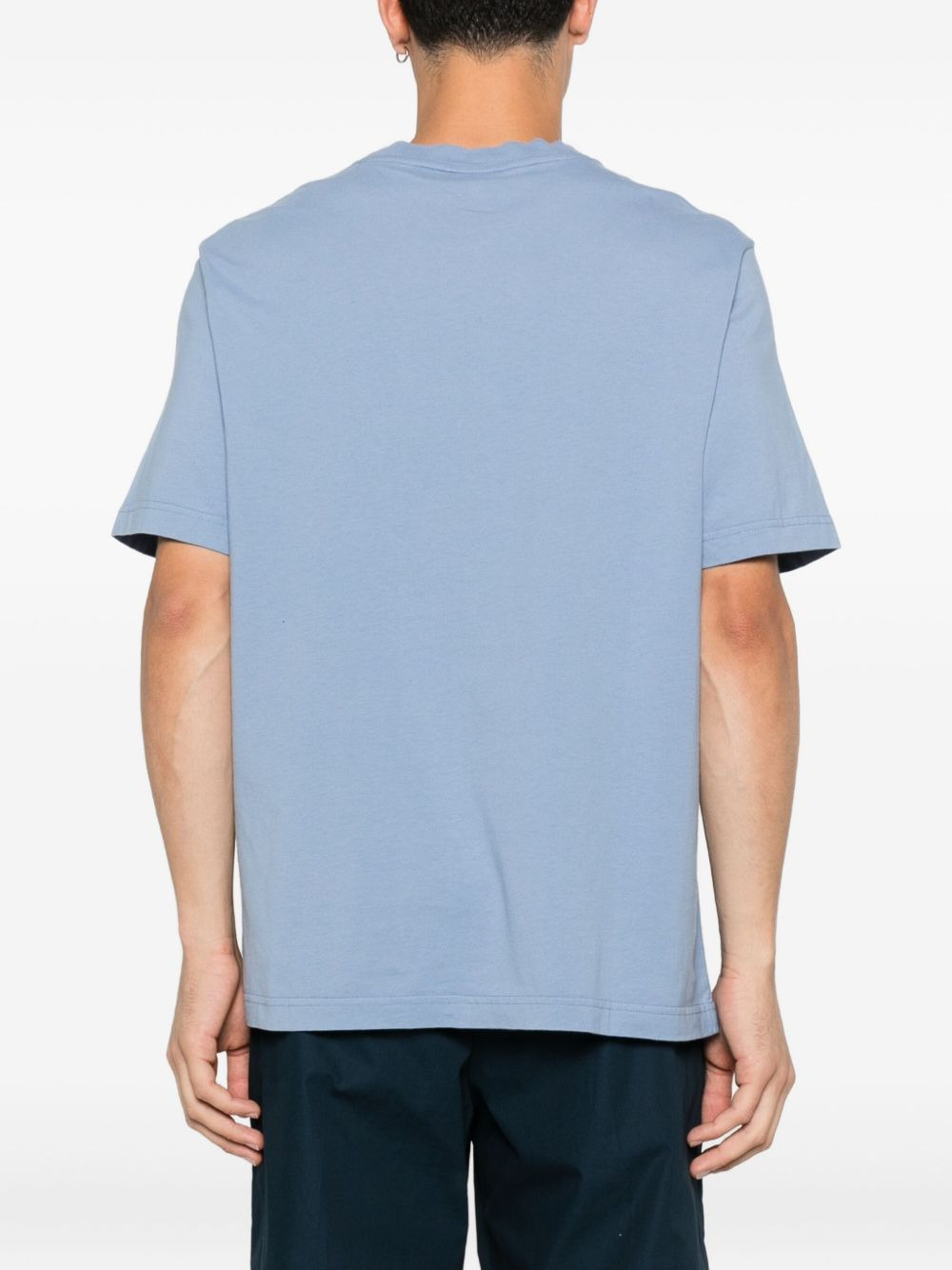 Standing Fox-embroidered cotton T-shirt - 3