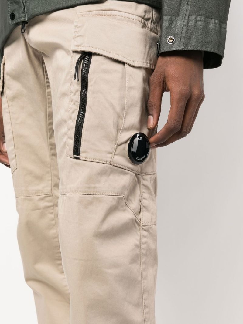 logo-plaque cargo-pocket trousers - 5