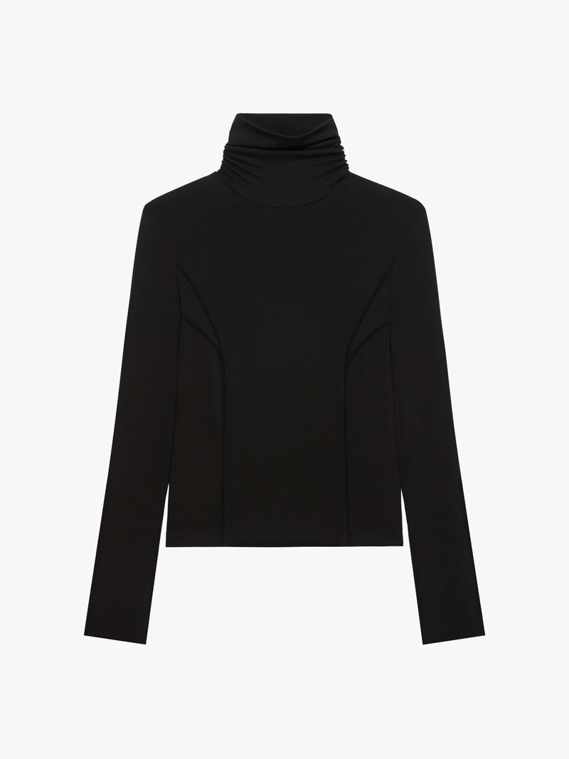 TOP IN JERSEY WITH GAPHIC BACK - 1