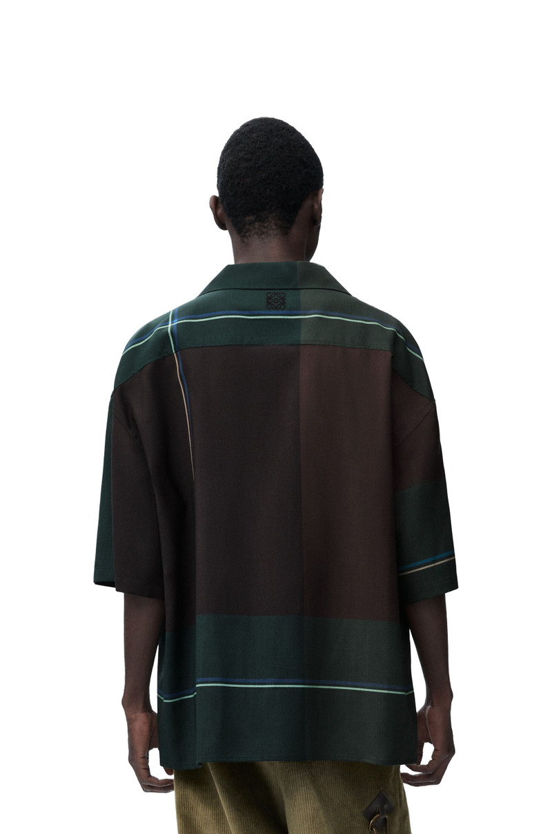 Short sleeve shirt in wool 4