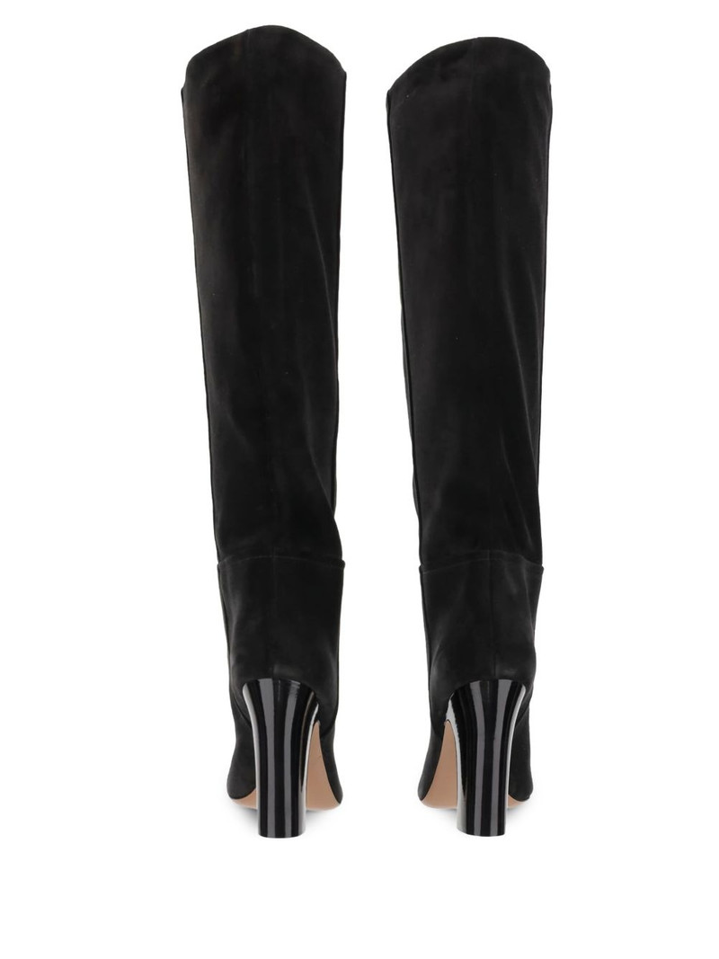 Alizze suede pointed-toe knee-high boots 3