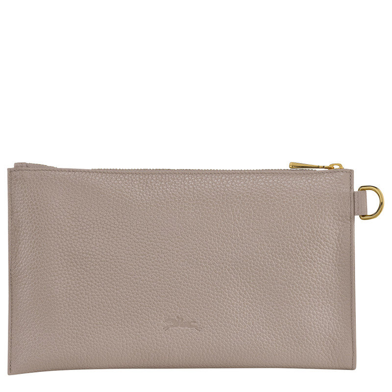 Le Foulonné Pouch Turtledove - Leather 3