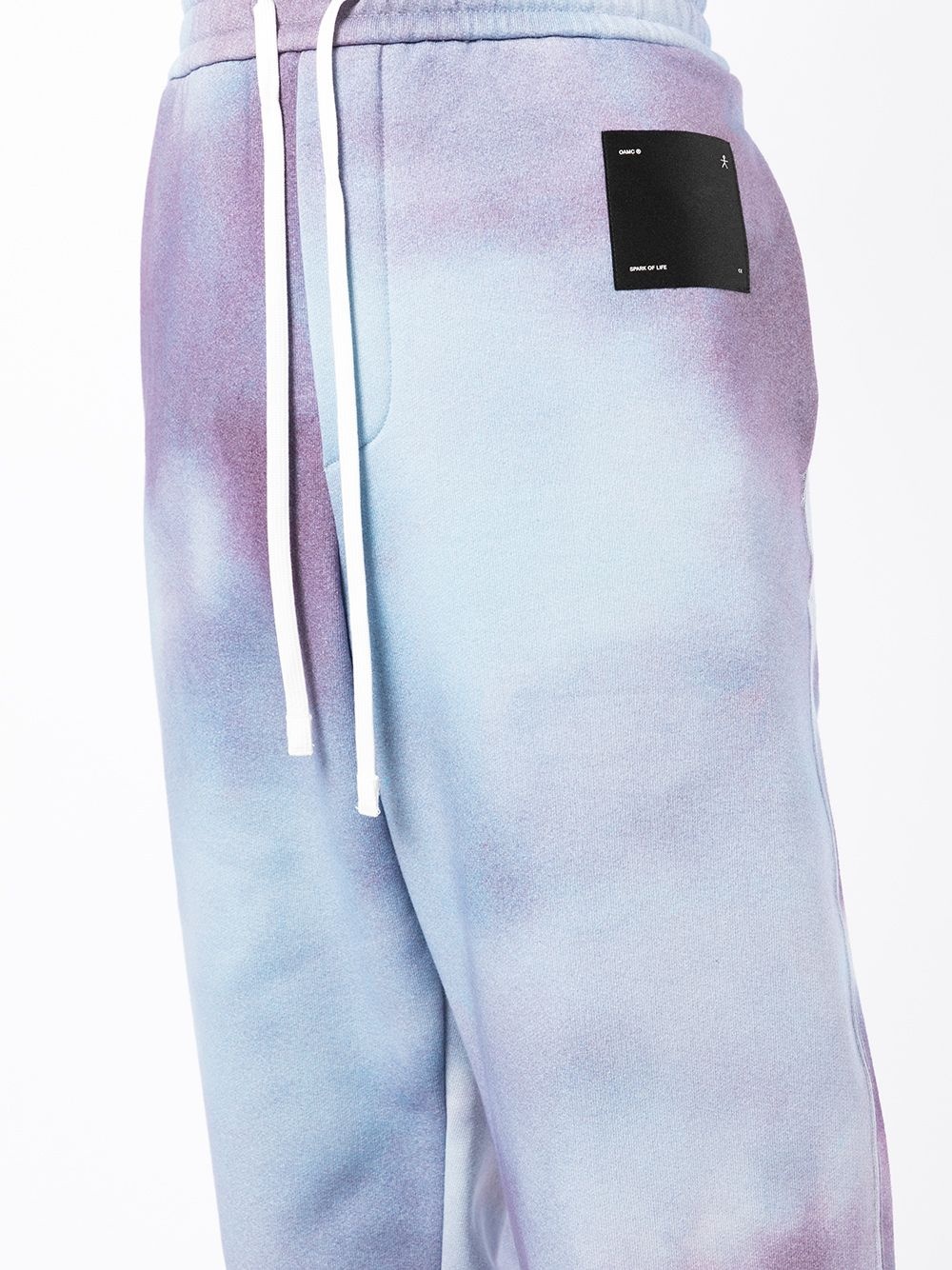 tie-dye track pants - 5