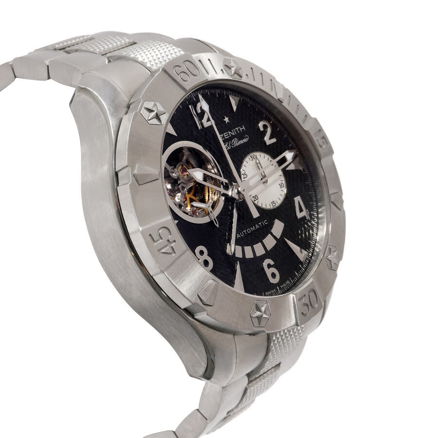 Pre-owned Zenith Defy Classic Chronograph Hand Wind Black Dial Men's Watch 03.0526.4021 - 3
