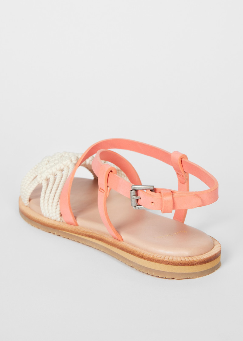 Women's Ecru 'Nishio' Crochet Sandals 4