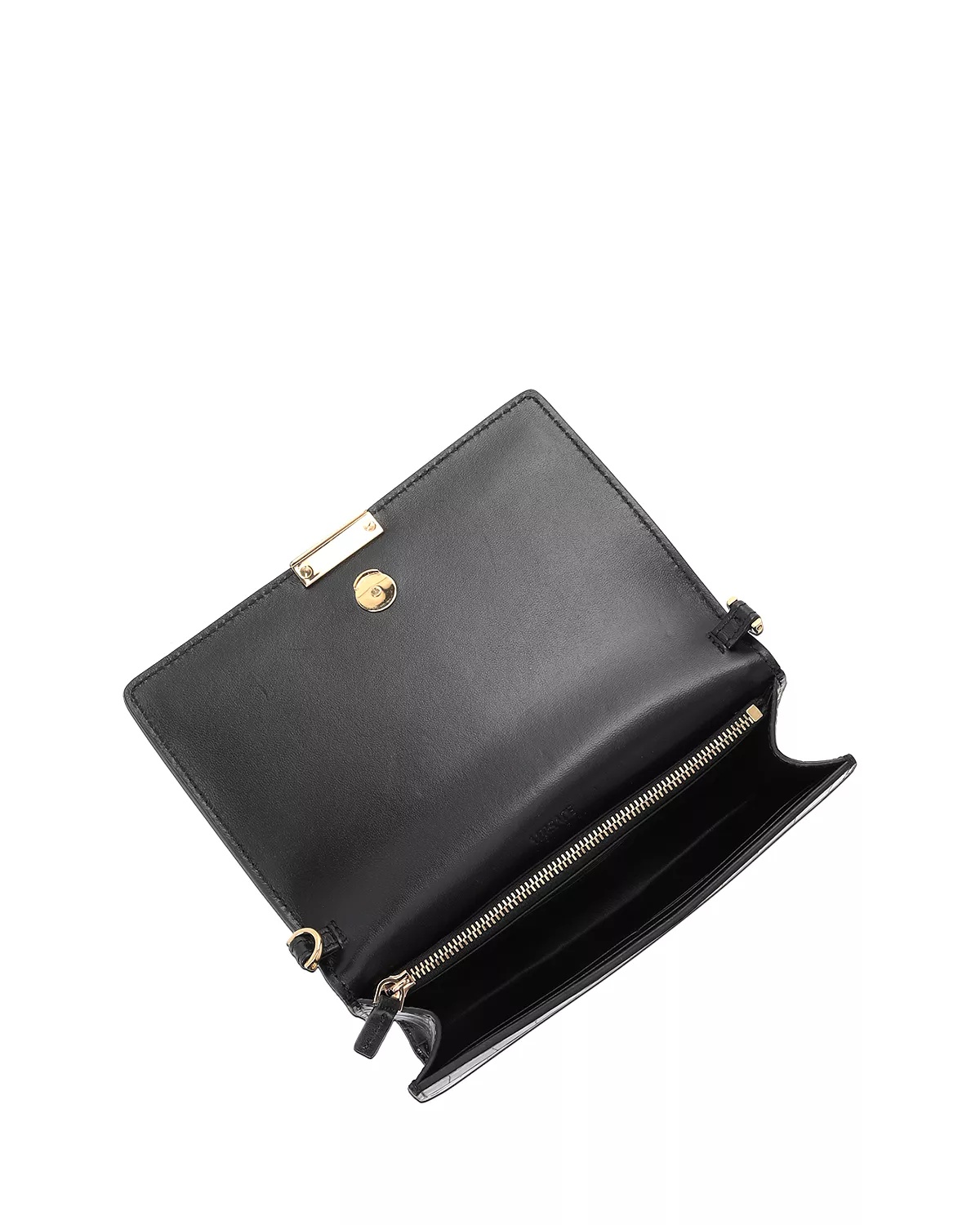 Greca Goddess Croc Embossed Leather Mini Bag - 3