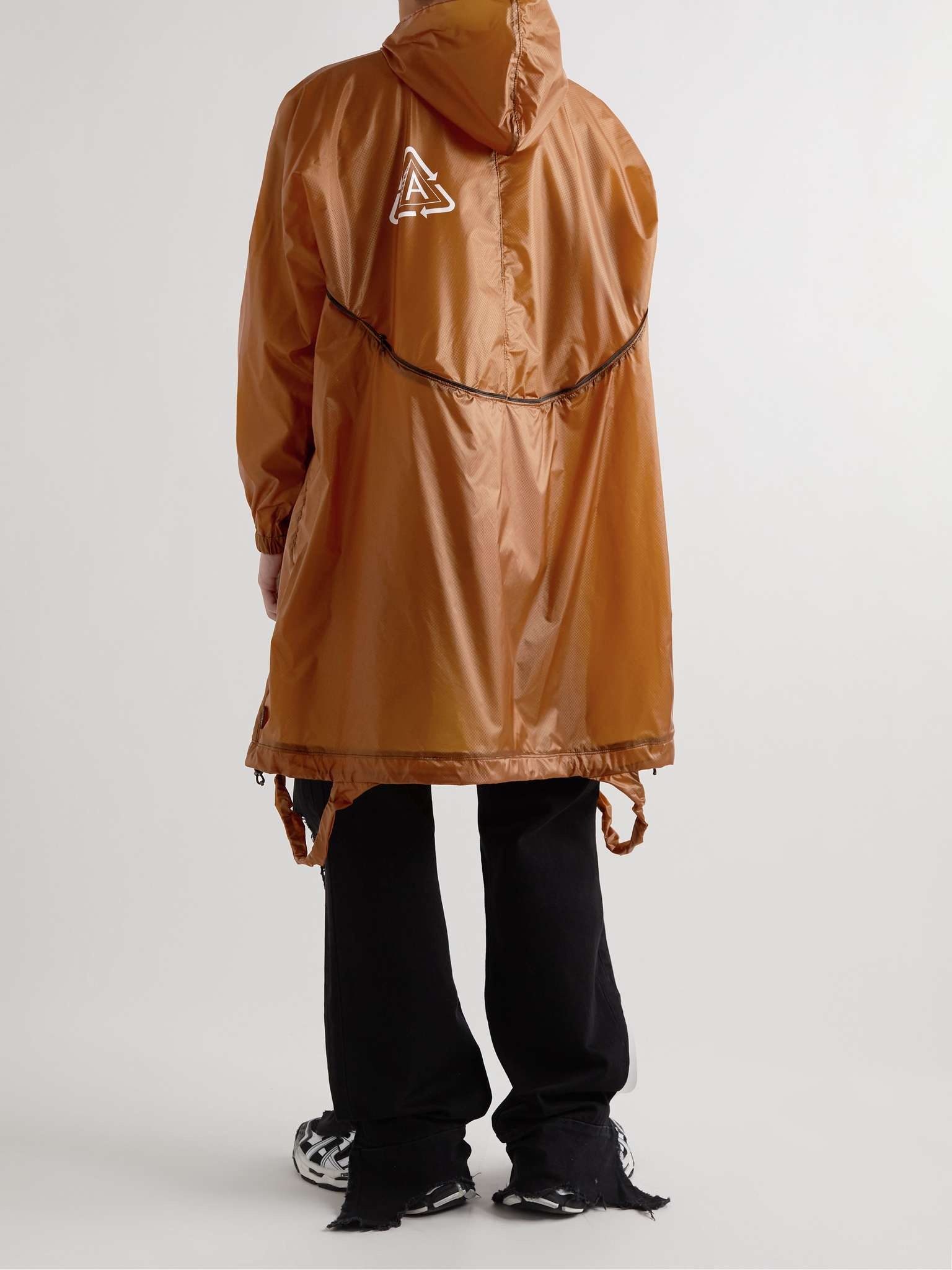 Convertible Packable Logo-Print Nylon-Ripstop Hooded Jacket - 4