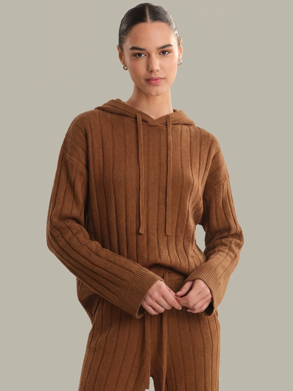 Astor: Cashmere Blend Hoodie - 1