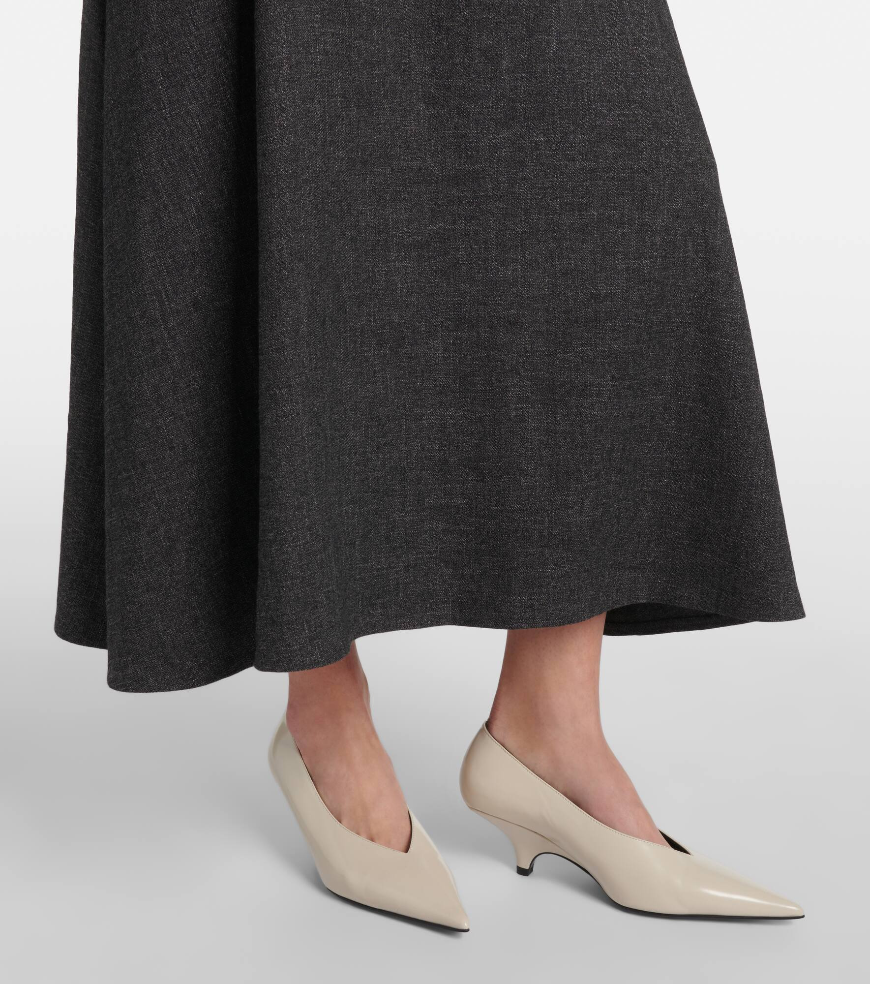 Jaspé midi skirt - 5